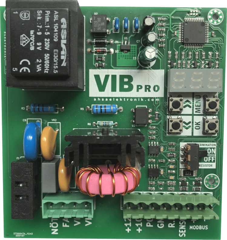 vib-eco Vibrasyon Kontrol Kartı