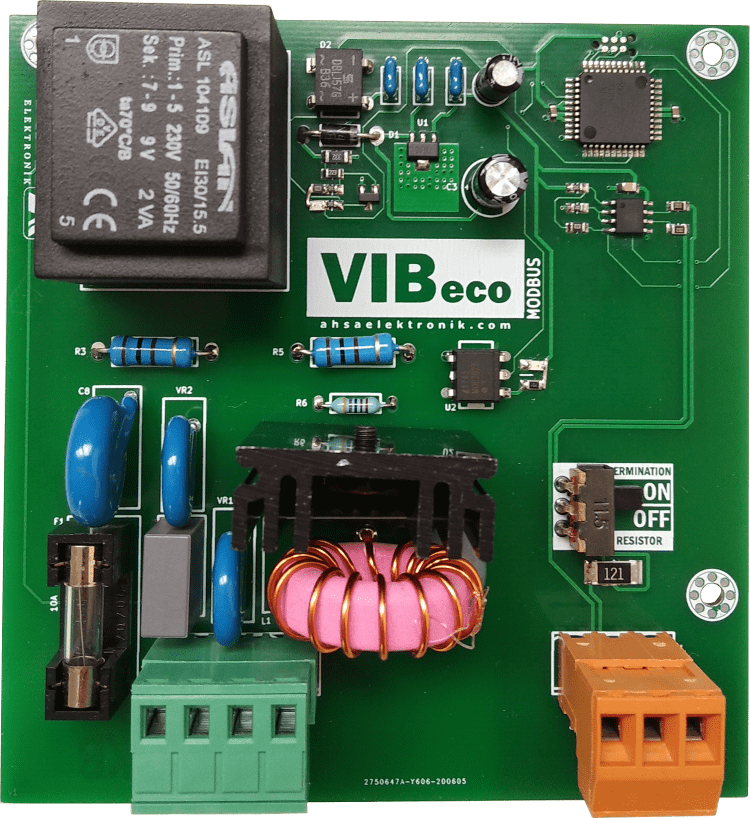 vib-eco-modbus Vibrasyon Kontrol Kartı